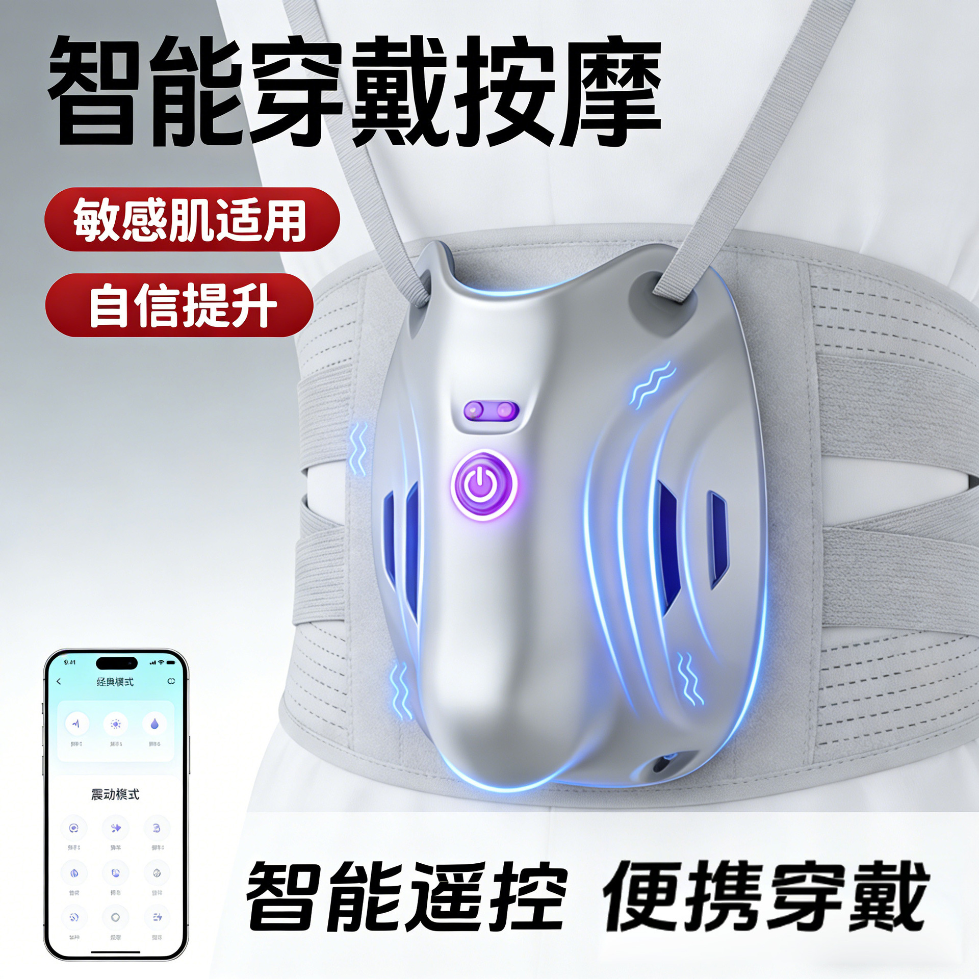 男用兜蛋自信穿戴自慰器APP远程无线遥控便携成人用品男性显大器